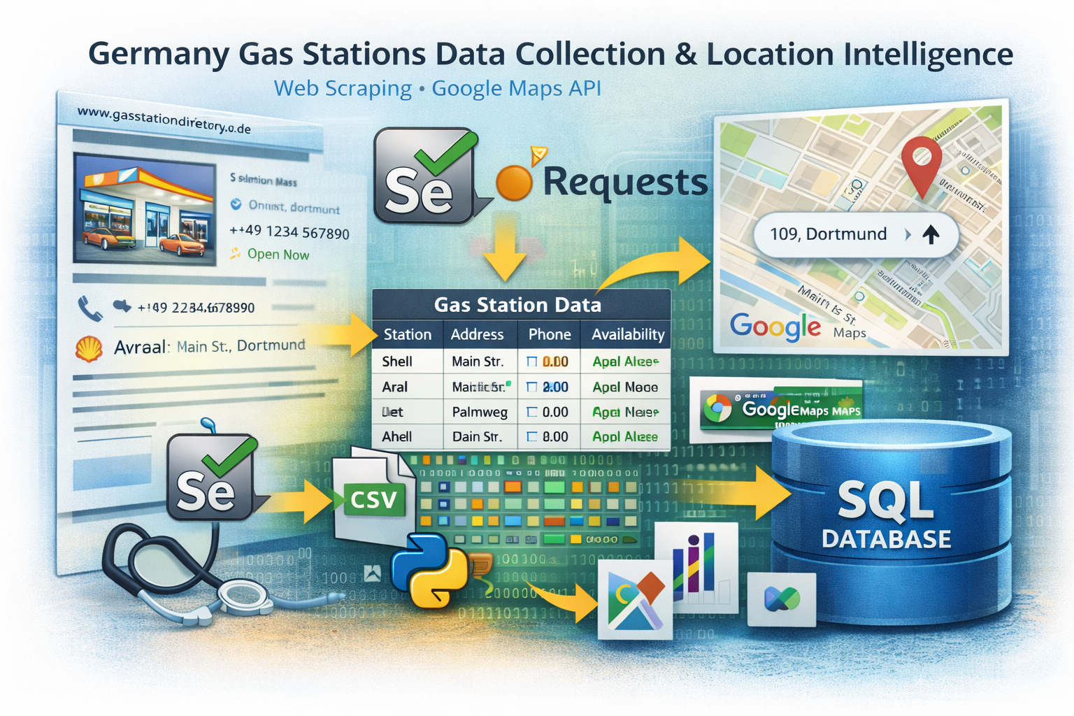 Germany gas stations data extraction and enrichment pipeline